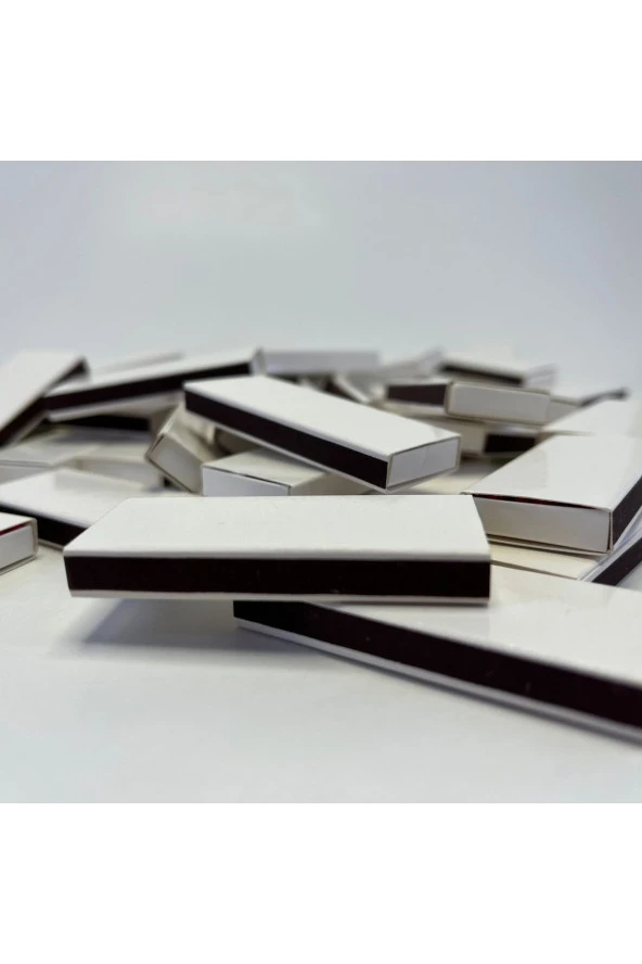 300 Adet Baskısız Otel Tipi Mini Buklet Toptan Promosyon Reklam Tanıtım Hediyelik Kibrit - Resim 3