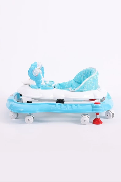 Jusso Vak Vak Stoperli Müzikli Yürüteç Turkuaz - 5