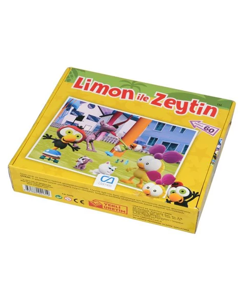 Limon İle Zeytin 60 Parça Puzzle - 2