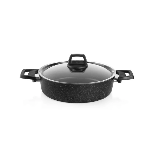 Schafer Black Stone Tencere Seti 14 Parça-Siyah - 5