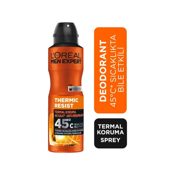 L'Oréal Paris MEN EXPERT THERMIC RESIST ANTI-PERSPIRANT SPREY DEODORANT 150ML