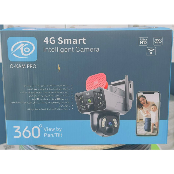Acme O-KAM-3915 4G 6MP Dual Lens Solar PTZ Camera - 2
