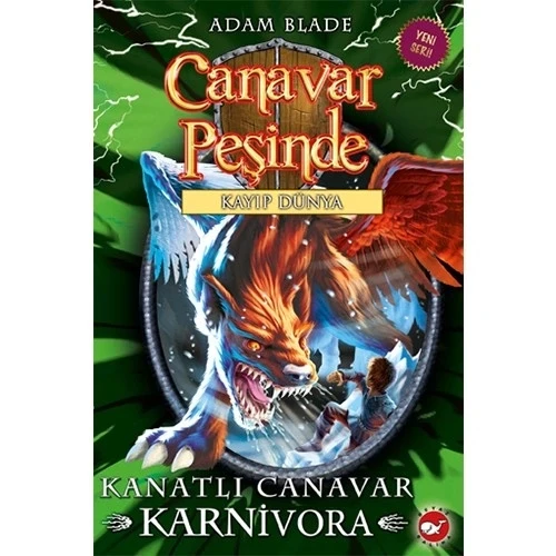 CANAVAR PEŞİNDE 42  KANATLI CANAVAR KARNİVORA    BEYAZ  BALİNA