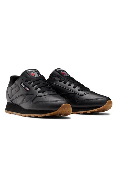 Reebok CL LTHR 100010469 Unisex Sneaker Ayakkabı Siyah 35-39 - 3