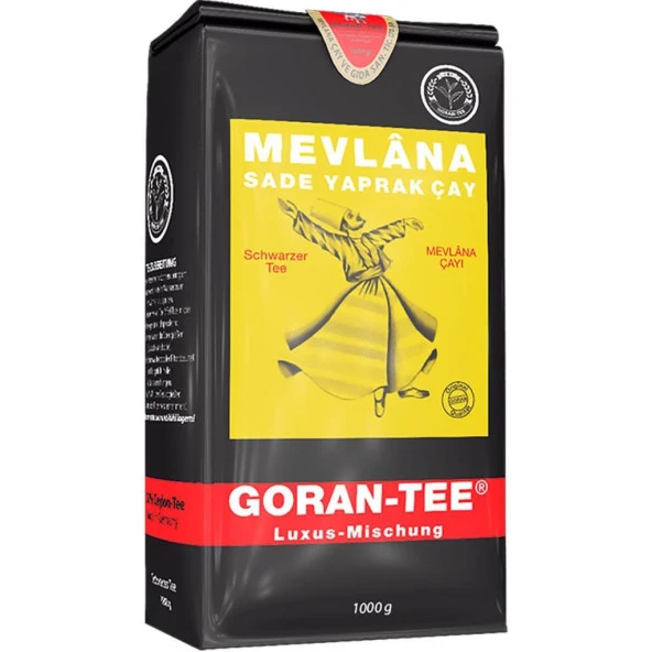 Mevlana Sade Yaprak Goran Tee Siyah Dökme Çay 1000GR