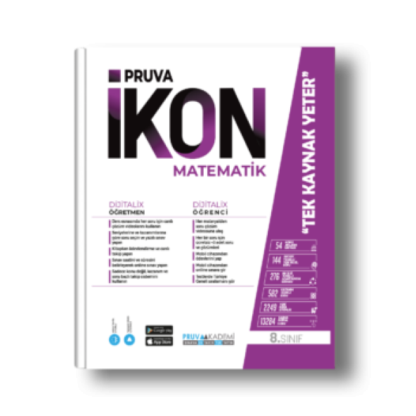 8. Sınıf İkon Matematik Konu Anlatım Kitabı