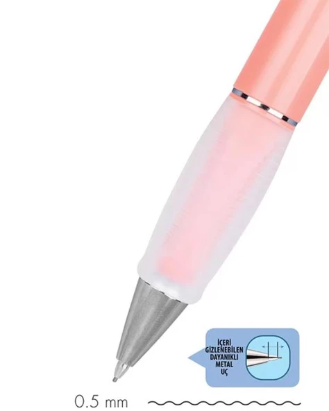 Serve Deep Mekanik Kurşun Kalem 0.5mm Mercan - 3
