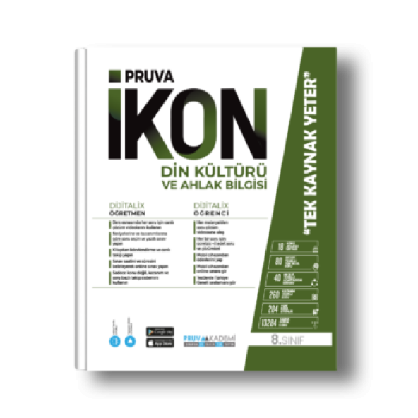 8. Sınıf İkon Din Kültürü ve Ahlak Bilgisi Konu Anlatım Kitabı