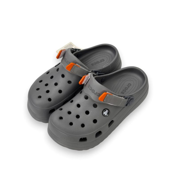 CROCS CROCBAND CLOG GRİ TURUNCU BANT