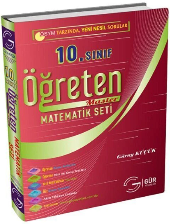 10. Sınıf Öğreten Master Matematik Seti Gür Yayınları ürün görseli 1