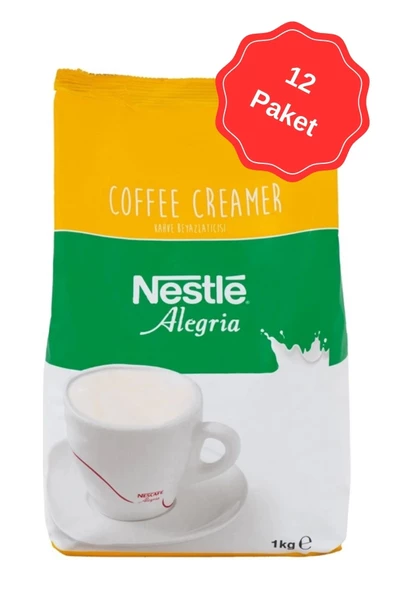 Nestle Alegria Kahve Kreması Beyazlatıcısı 1 Kg X 12 Paket