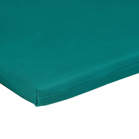 XPERMATE  Sandalye Minderi Su İtici Kumaş 40x40 cm Sünger Sırtlıklı Sandalye Minderi Bağcıklı Turkua - 3