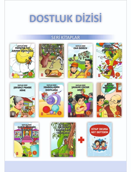 Ata 2.Sınıflar İçin Dostluk Dizisi + Kitap Okuma Not Defteri - 1