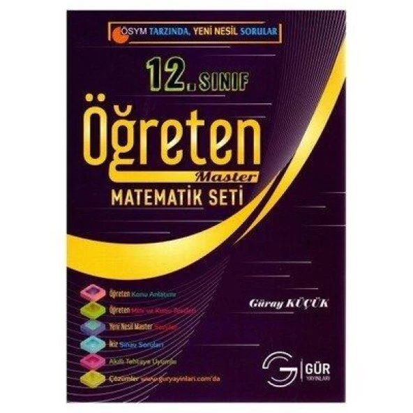 12. Sınıf Öğreten Master Matematik Seti Gür Yayınları