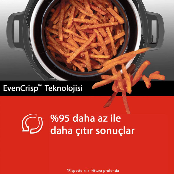 Instant Pot Duo Crisp 11'i 1 Arada 7.6 lt Basınçlı Pişirici ve Air Fryer - 5