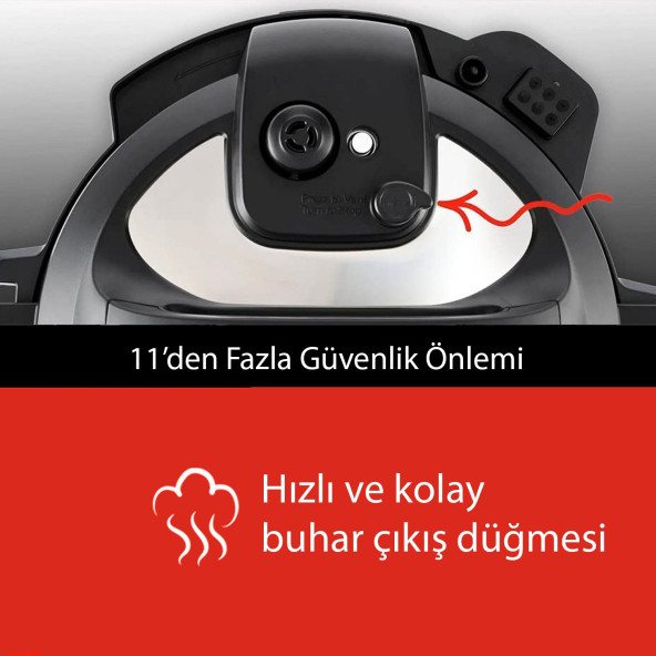 Instant Pot Duo Crisp 11'i 1 Arada 7.6 lt Basınçlı Pişirici ve Air Fryer - 6