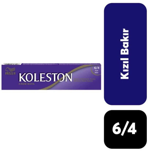 Koleston Tüp Boya 6.4 Kızıl Bakır Saç Boyası 50 ml