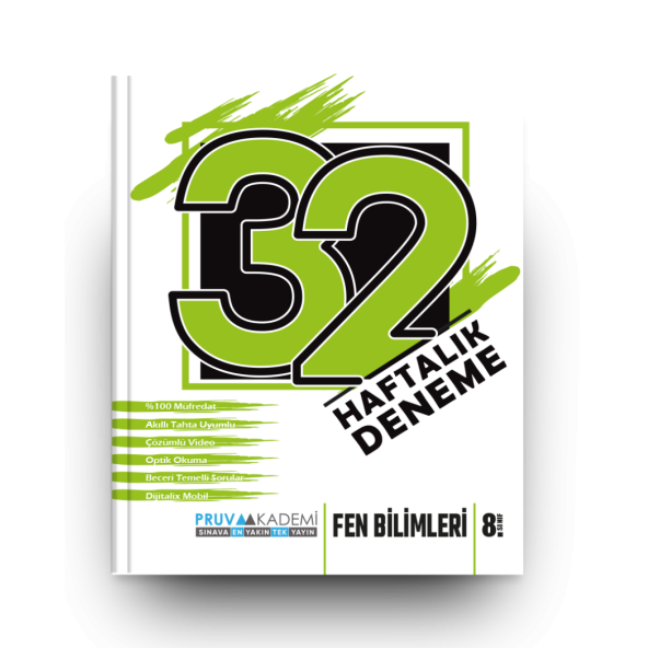 8. Sınıf Fen Bilimleri 32 Haftalık Deneme