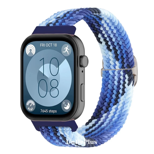MobaxAksesuar Huawei Watch Fit 4/Fit 4 Pro/Fit 3 Kordon Örgü Tokalı Kordon (Fit/Fit2 Uyumlu Değildir) - 5