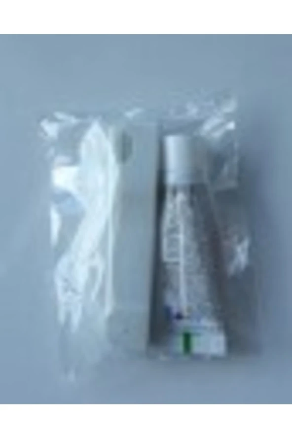 Otel Tipi Seyehat Tipi Diş Seti Jelatinli Katlanır Diş Fırçası + Diş Macunu 10 Adet - 2