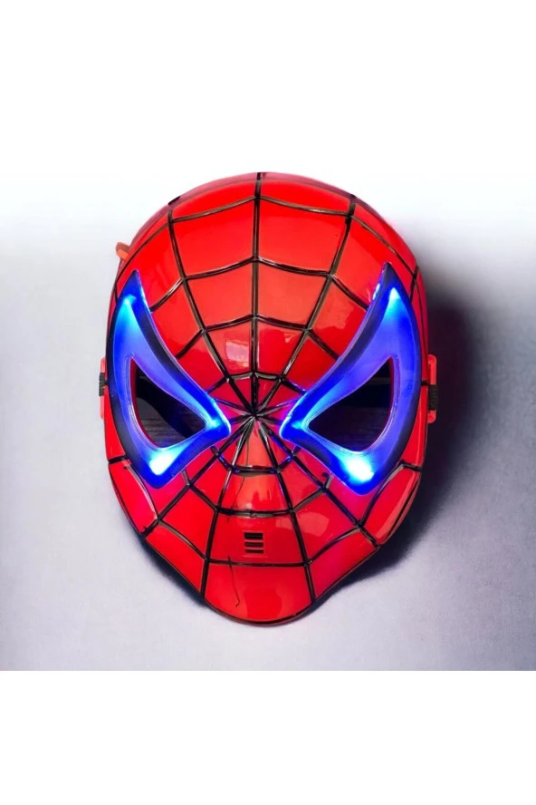 Spiderman Örümcek Adam Işıklı, Kafa Bandajlı Maske