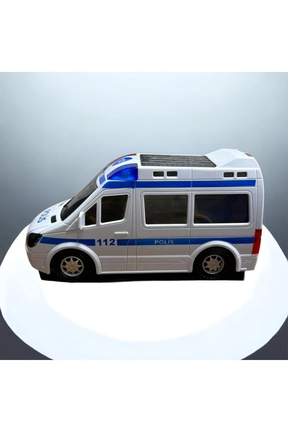 Işıklı Sesli Hareket Özellikli Polis Arabası Lüx 1. Quality - 4