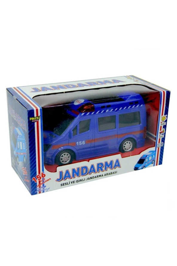 Işıklı Sesli Pilli Jandarma Arabası - 2