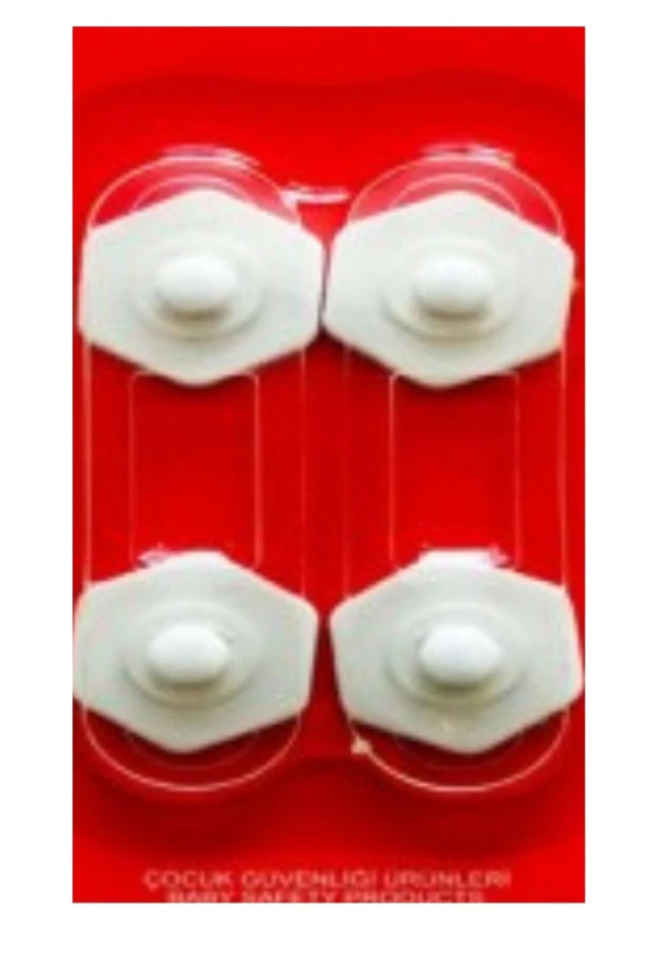 2 Adet Çok Amaçlı Şeffaf Uzun Bebek Koruma Kilidi Dolap - 3