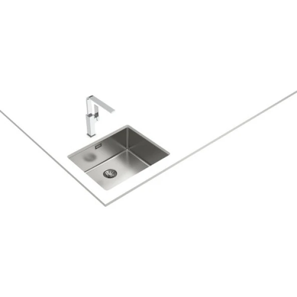 Teka - Be Lınea Pureclean 50.40 - Tezgahaltı Eviye - Paslanmaz Çelik - 50 cm - 115000065 - 3