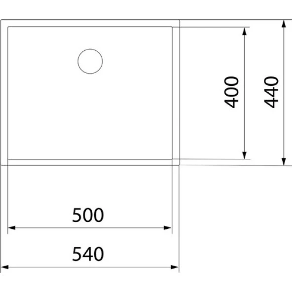 Teka - Be Lınea Pureclean 50.40 - Tezgahaltı Eviye - Paslanmaz Çelik - 50 cm - 115000065 - 4