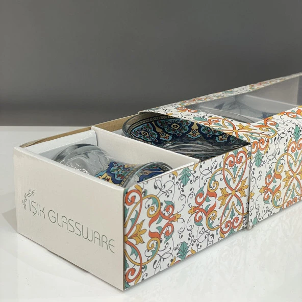 ÇİNİ DESEN 2'Lİ ÇAY BARDAK NO:3 - 7