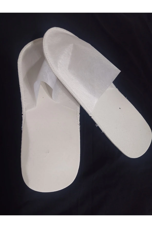 50 Çift Tek Kullanımlık Otel Terliği Overlok ürün görseli 1