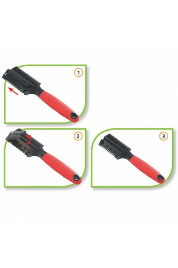 Ferplast Gro 5951 Çift Taraflı Köpek Tarağı 18,3x4,5x1,8 Cm - 3