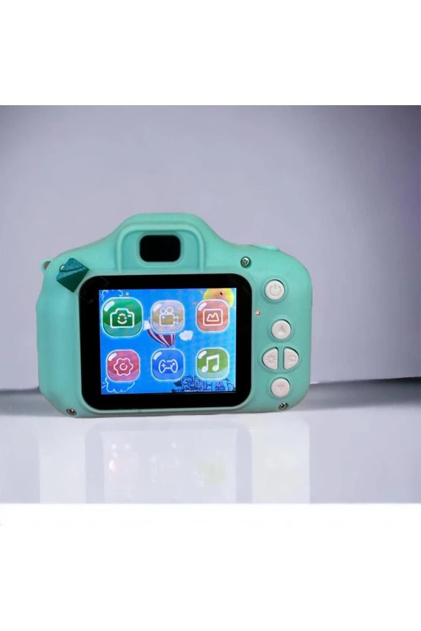 Dijital Mini Fotoğraf Makinesi, Çocuk Mini 1080p Hd Kamera Selfie Kamerası - 6