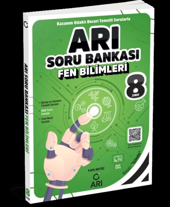 ARI YAYINCILIK 8. Sınıf Fen Bilimleri Arı Soru Bankası