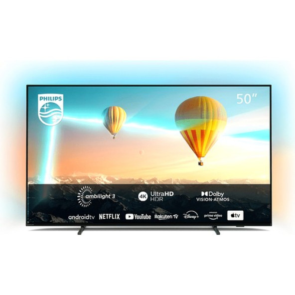 Philips 50PUS8007 4K Ultra HD 50" 127 Ekran Uydu Alıcılı Android Smart LED TV