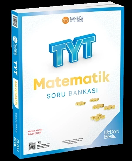 Üçdörtbeş Yayınları TYT Matematik Soru Bankası Yeni ürün görseli