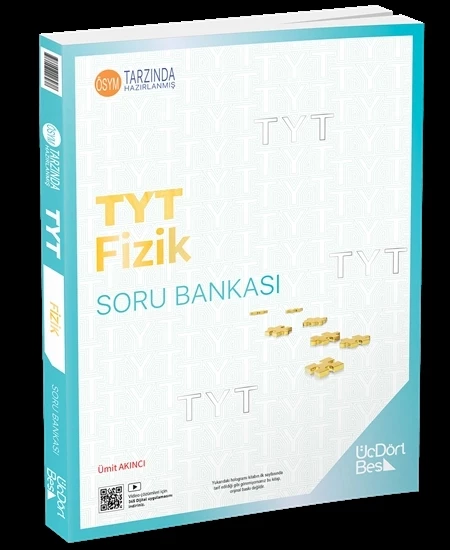 Üçdörtbeş Yayınları TYT Fizik Soru Bankası Yeni