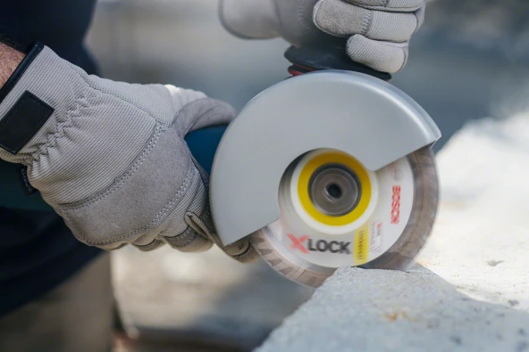 Bosch - X-LOCK - Standard Seri Genel Yapı Malzemeleri İçin Elmas Kesme Diski 125 mm - 4