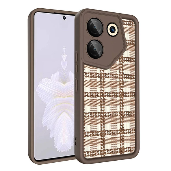 Tecno Camon 20 Pro 5G Kılıf Kamera Korumalı Baskılı Arka Yüzey Klas Kılıf - Resim 7