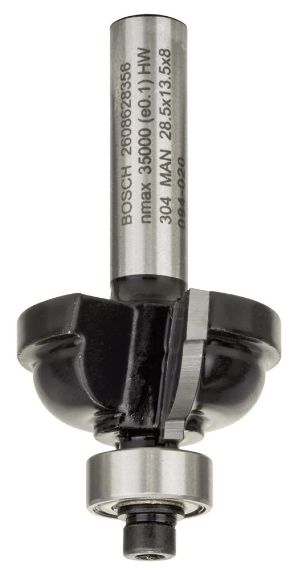 Bosch - Standard Seri Ahşap İçin Çift Oluklu Sert Metal Kenar Biçimlendirme Frezesi 8*28,5*54mm ürün görseli