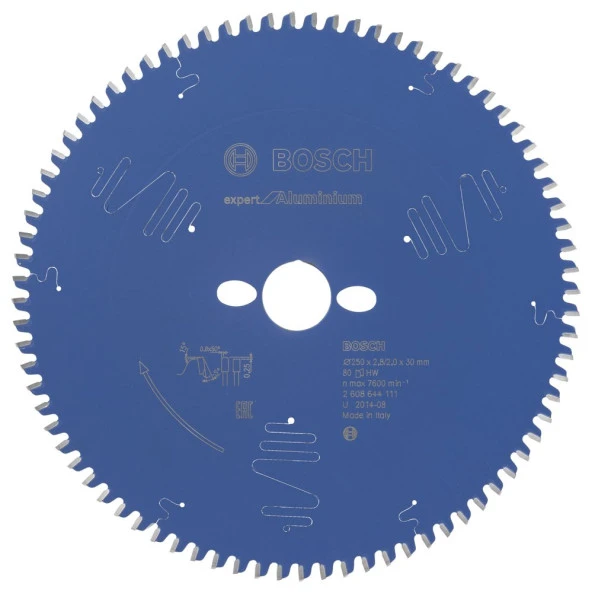Bosch - Expert Serisi Alüminyum için Daire Testere Bıçağı 250*30 mm 80 Diş