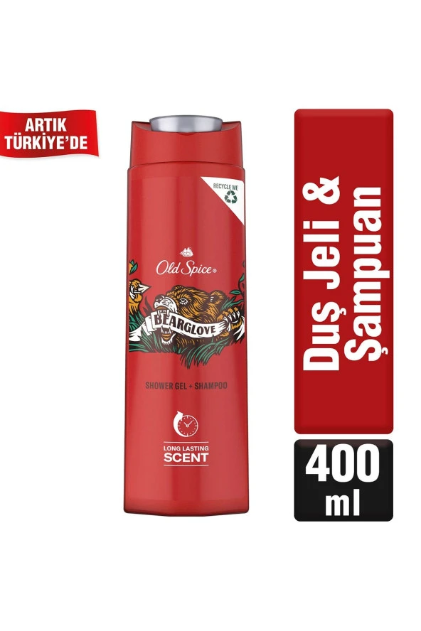 Old Spice Duş Jeli & Şampuan 400 ml Bearglove