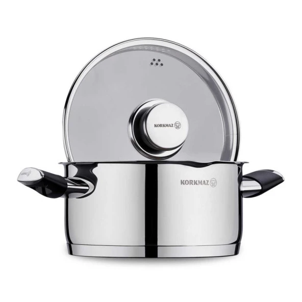 Korkmaz Pera Tencere 24x16 Cm A2083 - 3