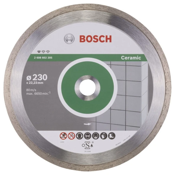 Bosch - Standard Seri Seramik İçin Elmas Kesme Diski 230 mm ürün görseli 1