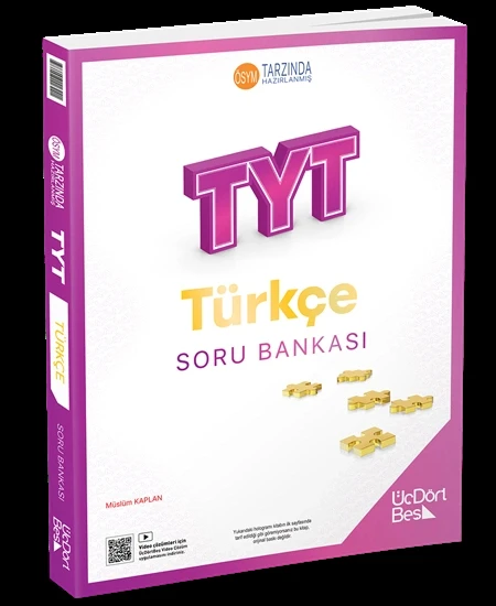 Üçdörtbeş Yayınları TYT Türkçe Soru Bankası Yeni ürün görseli