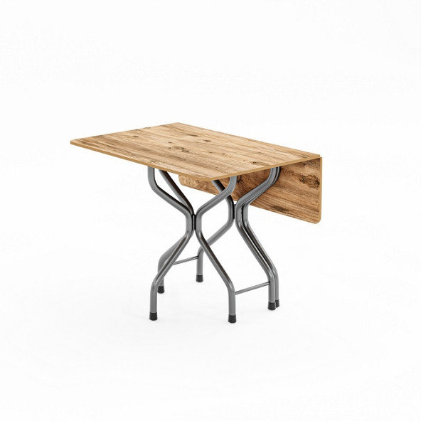 Eportatif Katlanır Masa Kırma Masa Çam Kare 1386