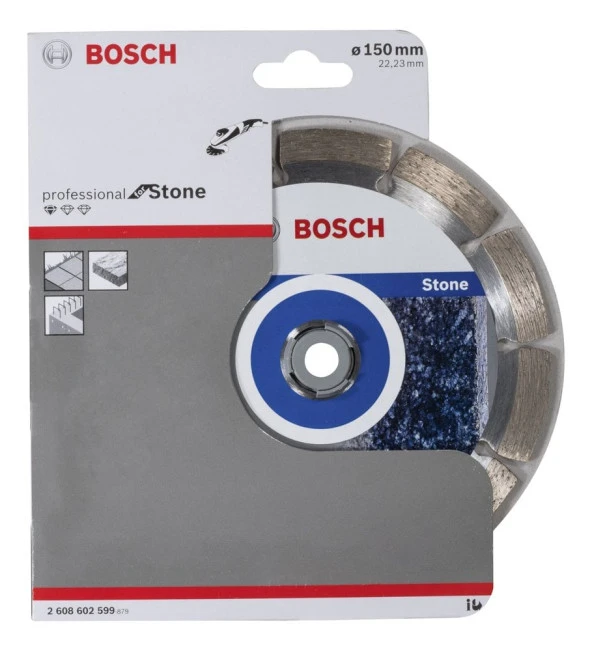 Bosch - Standard Seri Taş İçin Elmas Kesme Diski 150 mm - Resim 2