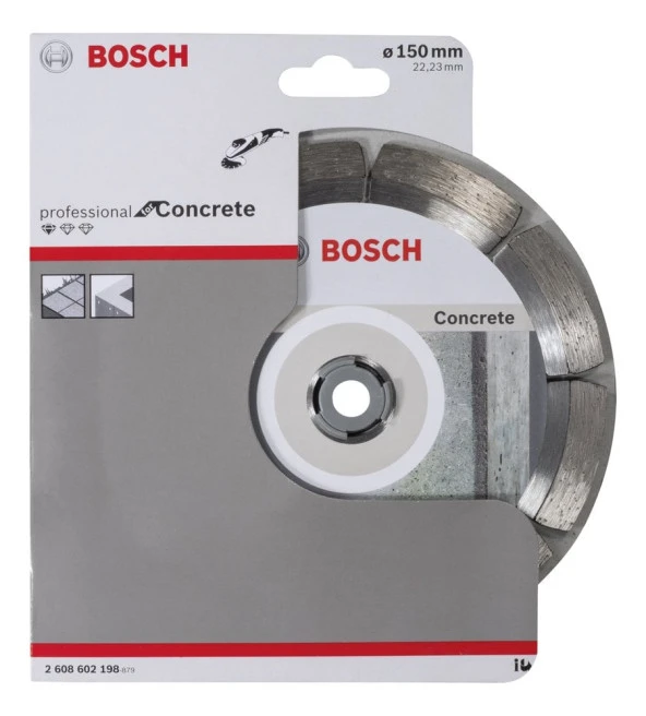Bosch - Standard Seri Beton İçin Elmas Kesme Diski 150 mm - Resim 2