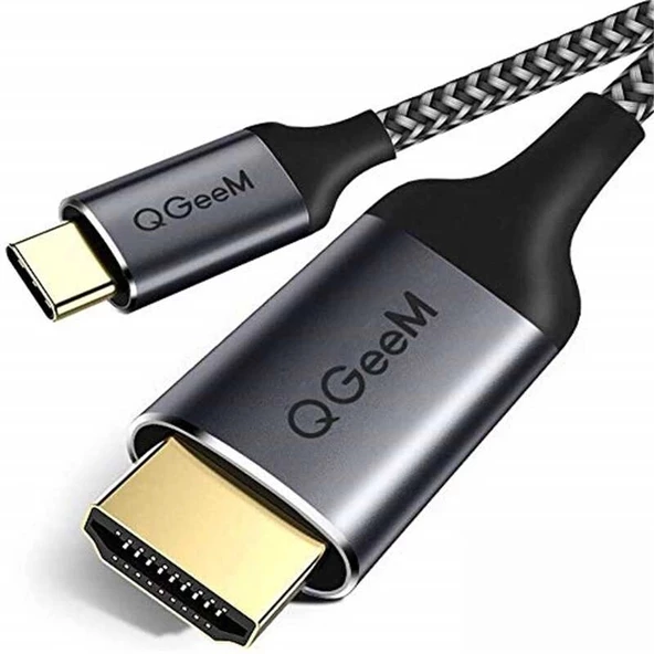 Qgeem QG-UA09 Type-C To HDMI Kablo 3M